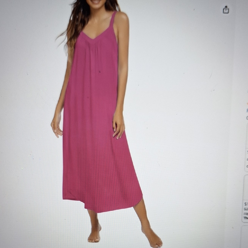 Pink Sleeveless Nightgown New